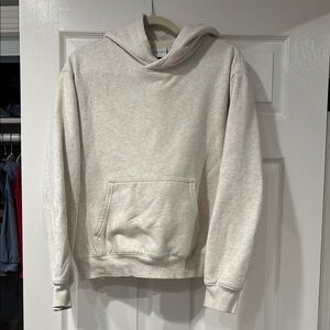 Aritzia Light Beige Cozy Sweatfleece Perfect Hoodie (M)